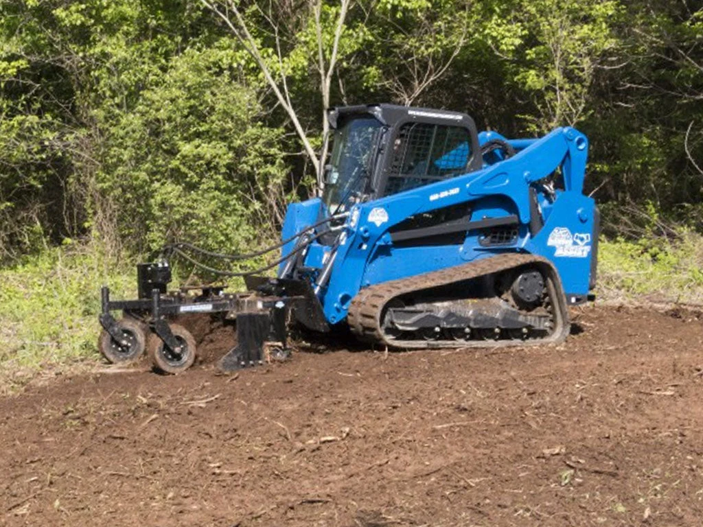 BLUE DIAMOND Extreme Duty Power Rake for Skid Steer, Hydraulic Angle - Image 9