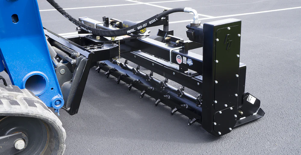 BLUE DIAMOND SEVERE DUTY SKID STEER POWER RAKE, MANUAL ANGLE - Image 6