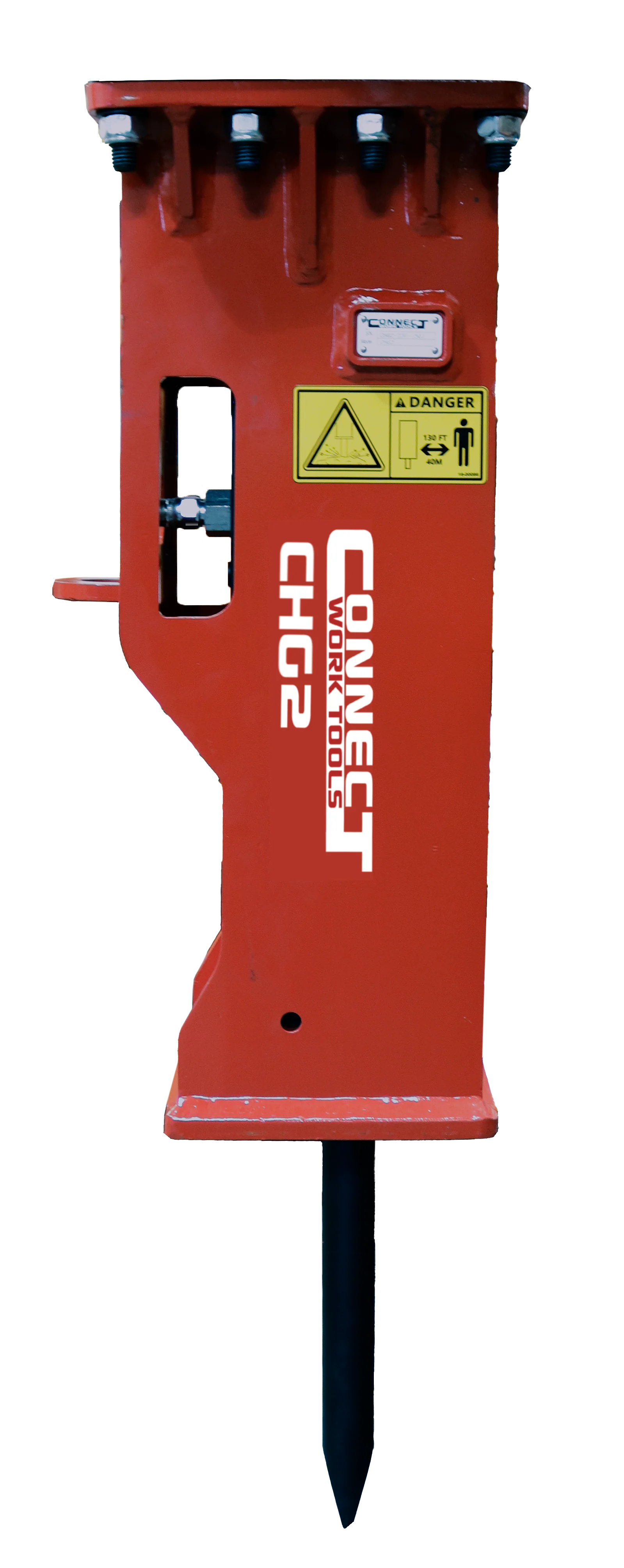 Connect Work Tools | CHG Series Hammer for Excavator | 2200 - 40000lbs - Image 12