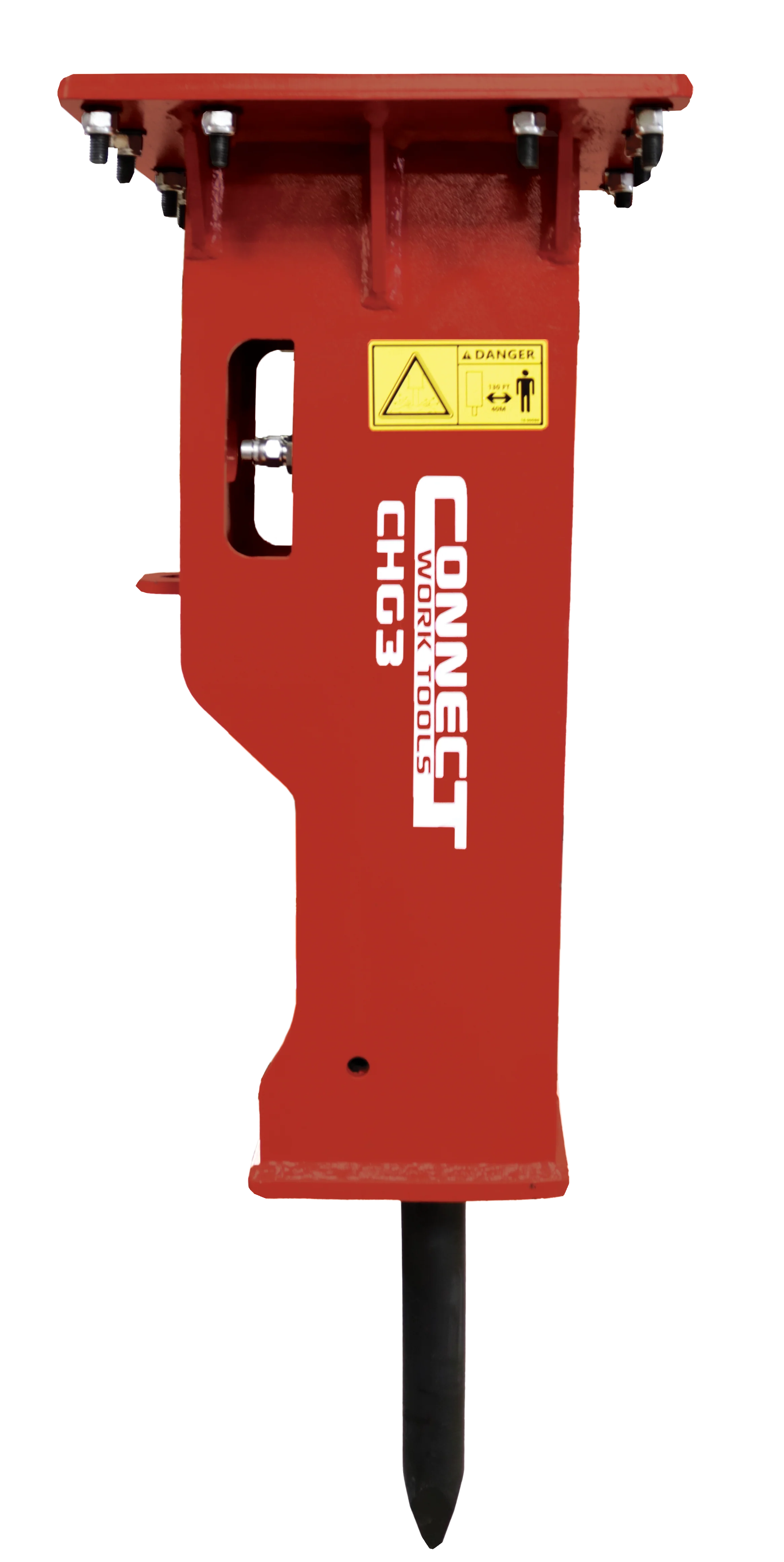 Connect Work Tools | CHG Series Hammer for Excavator | 2200 - 40000lbs - Image 4