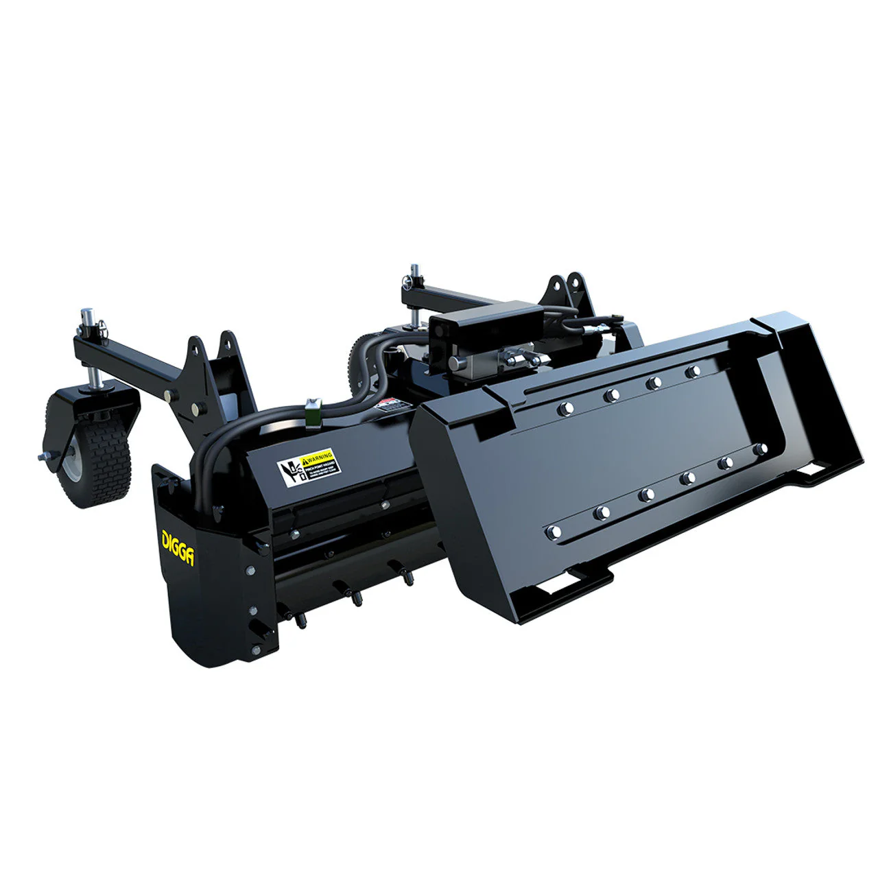 Digga Mini Skid Steer Loader Soil Conditioner Power Rake - Image 5