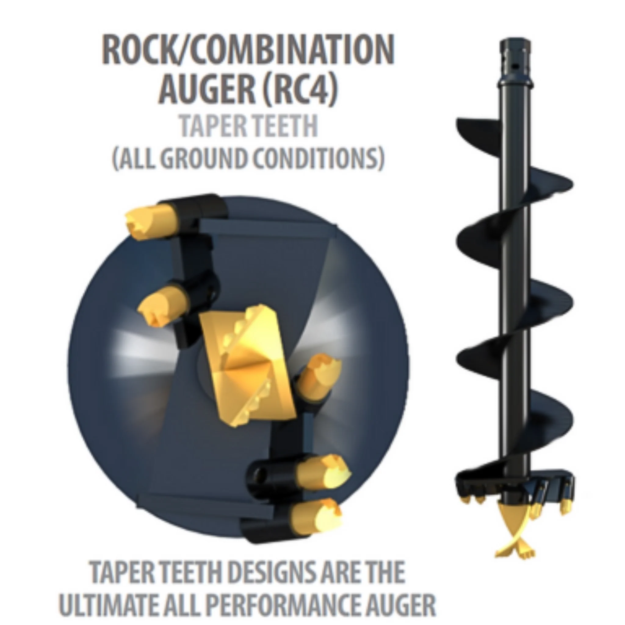 Digga RC4 Rock / Earth Combo Auger Bit - Image 5