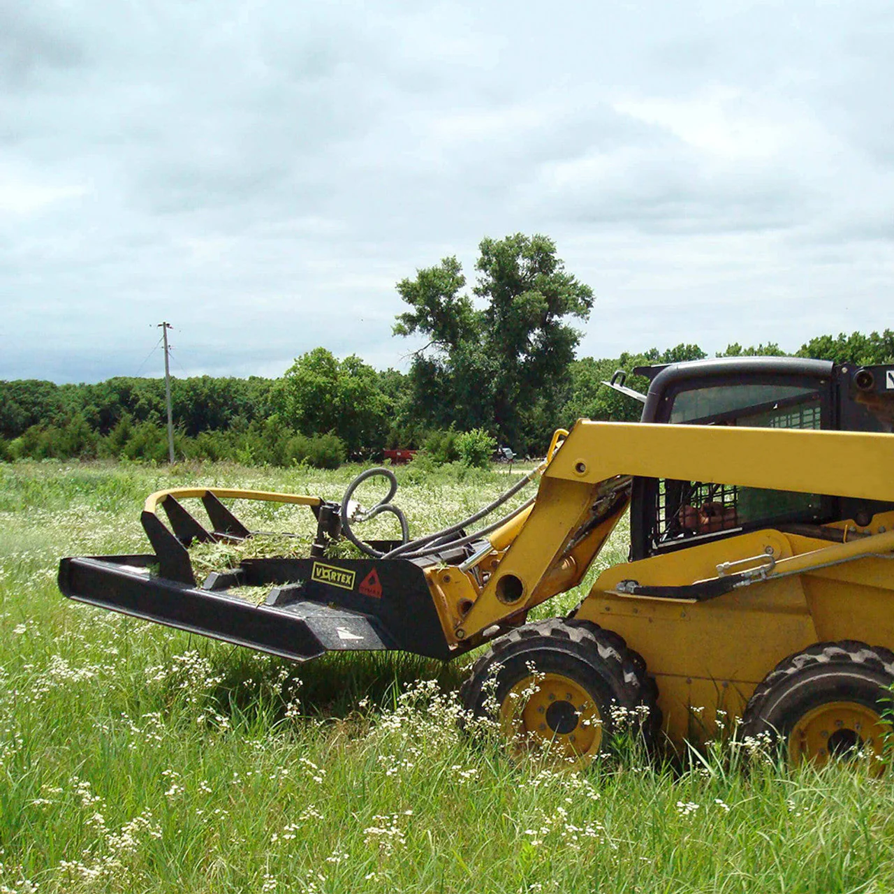 Maxx Vortex Brush Cutter for Skid Steer with Dual Discharge Deck - Image 3